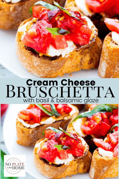 Bruschetta Recipe Cream Cheese, Brushetta Recipe Cream Cheese, Bruschetta With Cream Cheese, Brushetta Recipe Bread, Make Ahead Bruschetta, Brushetta Recipes With Balsamic, Cream Cheese Bruschetta, Barata Cheese Recipe, Brushetta Appetizers Bruschetta Recipe