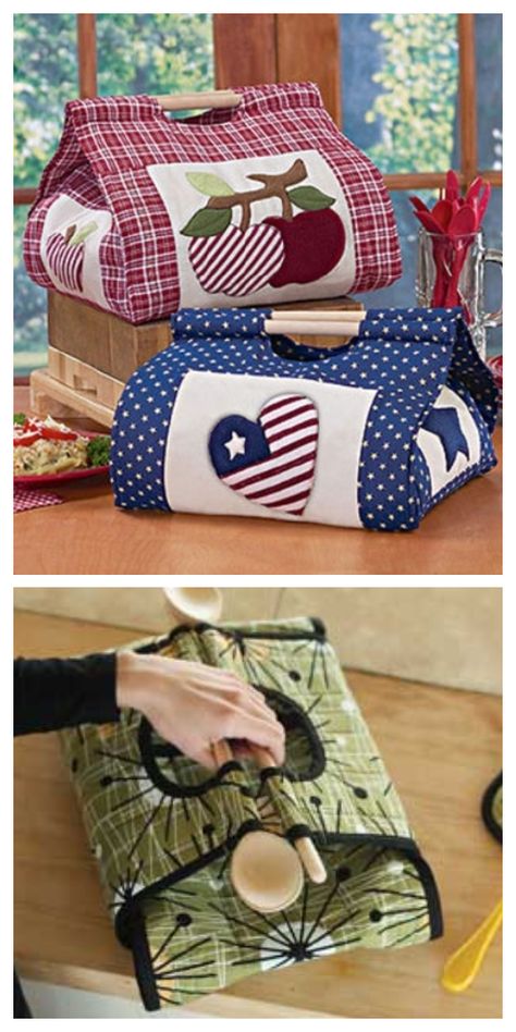 Casserole Carry All Sew Pattern | Fabric Art DIY Sewing Table Runners, Casserole Carrier Pattern, Carrier Pattern, Diy Sewing Gifts, Sewing Projects Free, Sewing Machine Projects, Costura Diy, Beginner Sewing Projects Easy, Small Sewing Projects