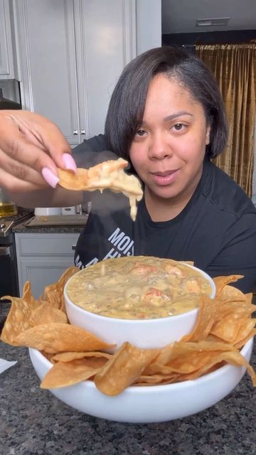 Seafood Network🦞🦐🦀🦑🐙🍤 on Instagram: "Rotel Dip 🔥🔥🔥🔥🔥🔥 Perfect for events, game nights, get togethers, etc. Don’t forget to save for later 🤤 Ingredients: 1 can rotel 16oz velvetta 1 pound ground beef 3/4 pound shrimp 1/2 cup heavy cream (or more) LIGHTLY season with all purpose Directions: Cook ground beef until no more pink. Take out and add shrimp and cook for 2-3 minutes. Take out, add rotel can with juices, and heavy cream. Add velvetta and cook until melted. Add shrimp and beef Homemade Corn Chips, Game Night Food, Fried Corn Tortillas, Rotel Recipes, Rotel Dip, Seafood Dip, Beef Dip, Pies Recipes, Delicious Dips Recipes