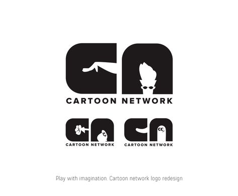 Cartoon Network Redesign - WNW Clever Logo Design, Dynamic Logo, Clever Logo, Logo Redesign, Cartoon Network, Logo Inspiration, Art Work, Presentation, Logo Design