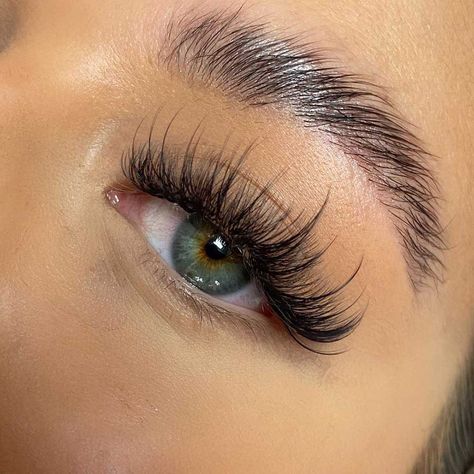 Wispy lashes are achieved by combining eyelash extensions of different lengths and curls. Learn all about wispy lashes styles, mapping, maintenance and more. Wispy Lashes Extensions, Lash Inspiration, Eyelashes Growth, Lash Ideas, Natural Fake Eyelashes, Lash Extentions, Best Lash Extensions, Lashes Fake Eyelashes, Wispy Eyelashes