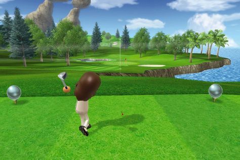 A newly discovered Wii Sports Golf glitch allows players to stand on water and venture out of bounds. Living Rooms, Nintendo, Golf, Wii, Sports, Water, Wii Sports, Nintendo Wii, Green