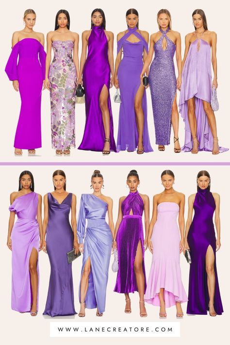 [CommissionsEarned] Purple Is The Color Of Royalty And Is A Dreamy Choice For A Formal Wedding Guest Dress. In This Article, I'm Sharing 30  Iconic Purple Formal Dresses To Rock This Wedding Season. From Romantic Lavender Gowns To Statement Plum Maxi Dresses, These Styles Promise To Make A Statement At Any Venue. Click To Read And Shop The Looks! #formalweddingguestdresssummer Purple Guest Dress, Purple Wedding Guest Dress Summer, Purple Elegant Outfit, Purple Wedding Dress Guest, Purple Dress Styling, Purple Dresses For Wedding, Lilac Wedding Guest Dress, Purple Wedding Guest Outfit, Purple Aesthetic Dress