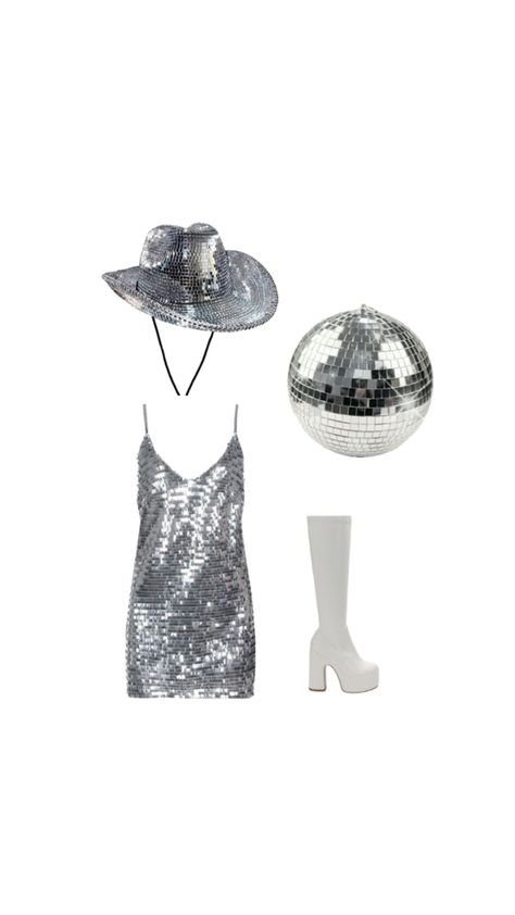 #disco #discoball #discoballcostume #halloween #halloweencostume Disco And Diamonds Party Outfit, Disco Ball Halloween Costume, Disco Ball Costume, Ball Costume, Halloween Fits, 2024 Fits, Diamond Party, Diamond Girl, Costume Inspo