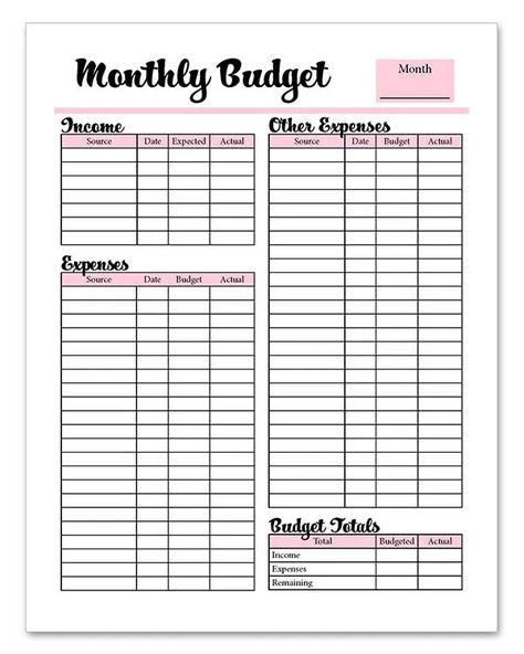 Monthly Budget Excel, Financial Budget Planner, Monthly Budget Sheet, Excel Budget Spreadsheet, Free Budget Printables, Budget Planner Free, Budget Template Free, Budget Worksheet, Budget Sheet