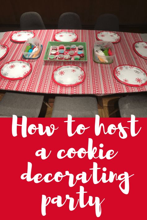 Cookie Decorating Station Party, Class Christmas Cookie Decorating Party, Christmas Cookie Decorating Birthday Party, How To Host A Cookie Decorating Party, Cookie Decorating Contest Ideas, Easy Christmas Lunch Ideas For Kids, Classroom Cookie Decorating Party, Cookie Decorating Party Christmas, Christmas Cookie Decorating Party Kids