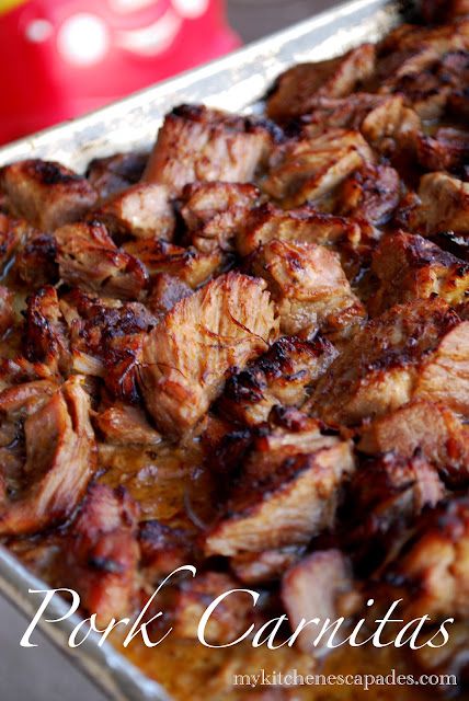 #1 Authentic Pork Carnitas Recipe - Tender & Caramelized Authentic Pork Carnitas Recipe, Mexican Pulled Pork, Pork Carnitas Recipe, Slow Cooked Pulled Pork, Carnitas Recipe, Tacos Burritos, Pork Carnitas, Think Food, Authentic Mexican