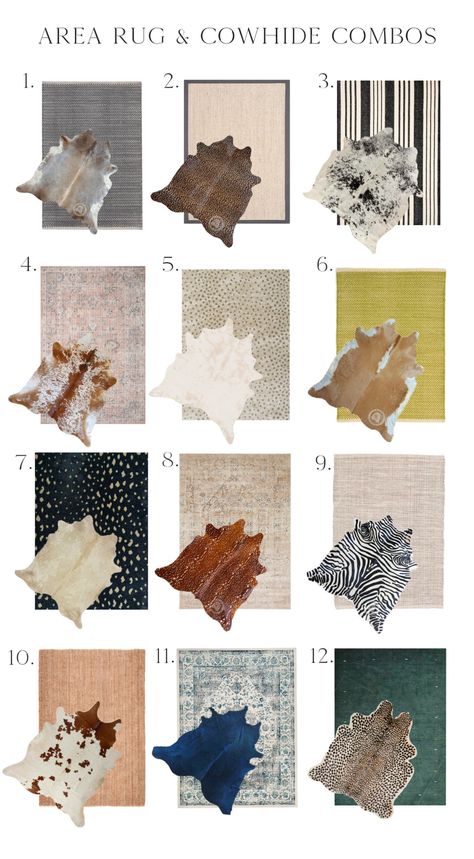 Hide Rug Living Room, Layered Cowhide Rug, Cowhide Rug Bedroom, Layered Rugs Living Room, Cowhide Rug Living Room, Antelope Rug, Layering Rugs, Rug Over Carpet, Cow Rug