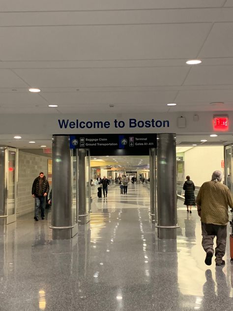 Boston Usa Aesthetic, Traveling To Boston, Logan Airport Boston, Boston Lifestyle Aesthetic, Boston Mood Board, Boston Logan Airport, Boston Airport Aesthetic, Boston Astetic, Living In Boston Aesthetic