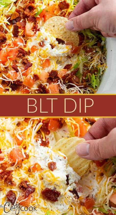 Easy Finger Food, Blt Dip, Best Dip Recipes, Best Appetizer, Delicious Dips Recipes, Best Appetizer Recipes, Appetizers Easy Finger Food, Finger Foods Easy, Dip Recipes Easy