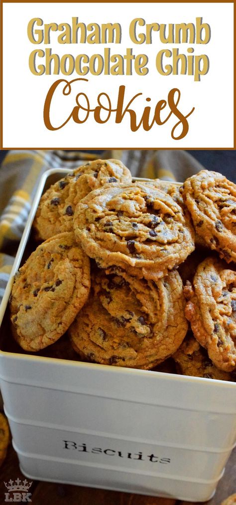 Gram Cracker Cookie Recipe, Graham Cracker Recipes, Graham Cracker Cookies, Choco Chip Cookies, Biscuits Graham, The Best Cookies, Cracker Cookies, Best Cookies, Chocolate Graham Crackers