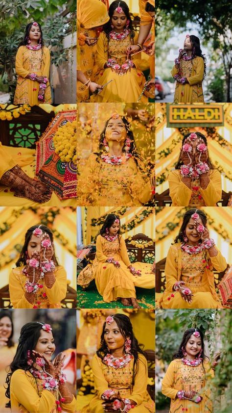 Haldi Ceremony Decoration Ideas 
Haldi ceremony at Home 
Simple Haldi Decorations 
Outdoor Haldi Decoration Haldi At Home, Haldi Ceremony At Home, Haldi Photography Ideas, Easy Decoration Ideas, Haldi Poses For Bride, Haldi Photoshoot, Mehendi Photography, Pose Pengantin, Haldi Ceremony Decorations