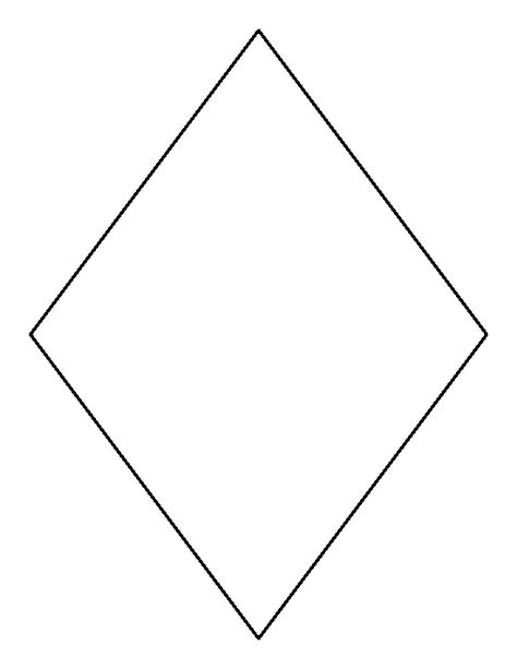 Rhombus pattern. Use the printable outline for crafts, creating stencils, scrapbooking, and more. Free PDF template to download and print at http://patternuniverse.com/download/rhombus-pattern/ Diamond Template Free Printable, Shape Templates Printable Free, Diy Quilting Templates, Printable Playing Cards, Printable Outline, Casino Birthday Party, Diamond Template, Vegas Theme Party, Coloring Crafts