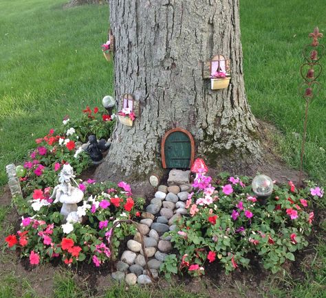 Cheap Pretty Garden Ideas, Fairy Garden Walkway Ideas, Diy Simple Landscaping Ideas, Fairy Garden Pots, Fairy Garden Designs, Fairy Garden Crafts, Fairy Tree, Fairy Garden Houses, Have Inspiration