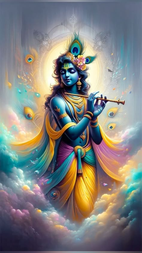 Photos Of Lord Krishna, Shree Krishna Wallpapers, Wallpaper Photo Gallery, Little Krishna, Lord Krishna Hd Wallpaper, Lord Vishnu Wallpapers, Vedic Art, Lord Krishna Wallpapers, Krishna Radha Painting