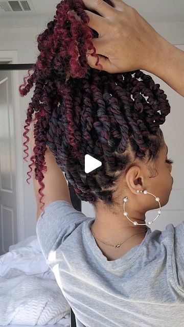 Crochet Passion Twists, Crochet Twist Hairstyles, Stretched Hair, Bridal Hair Tutorial, Passion Twists, Twist Ponytail, Twist Braid Hairstyles, Hair Tutorials For Medium Hair, Bob Haircuts For Women