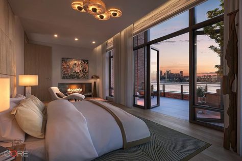 555 W 22nd St UNIT PENTHOUSE 25, New York, NY 10011 | MLS #1715760 | Zillow Luxury Penthouse Bedroom, Penthouse Bedroom, Los Angeles Downtown, New York Penthouse, Master Bath Shower, North Miami Beach, Hudson Yards, Entry Foyer, Historical Architecture