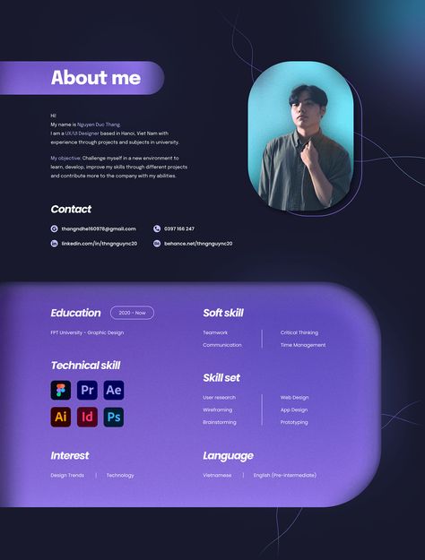 Portfolio UX/UI Ux Writing Portfolio, Modern Portfolio Website, Portfolio Design Graphic Designers Ideas, Readymag Portfolio Design, Portfolio Design For Graphic Designer, Graphics Design Portfolio Ideas, Uiux Portfolio Design, Portfolio Ui Ux Design, Figma Portfolio Design