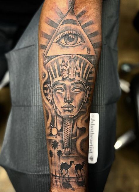 Egypt Tattoos For Guys, Spiritual Egyptian Tattoos, Egyptian Tatoos Men, Egyptian Tattoo Designs Men Sleeve, Egyptian Tattoo Upper Arm, Egyptian Bicep Tattoo Men, Spiritual Tattoos For Men Sleeve, Men Egyptian Tattoo, Egyptian Forearm Tattoo Men