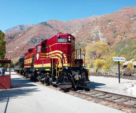 Heber Valley Railroad, Heritage Paint, Salt Lake City Temple, Krishna Temple, Scenic Train Rides, Retirement Travel, Temple Square, Spring Resort, Bucket List Destinations