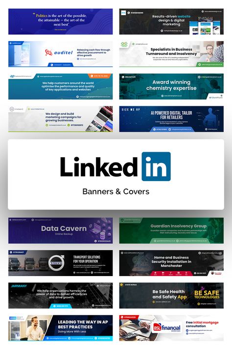 Professional Linkedin Banners for your personal profile Linked In Header Design, Corporate Linkedin Banner Design, Linked In Cover Photo Professional, Linkedin Company Banner, Linked In Cover Design, Linkedin Background Banner Professional Business, Creative Linkedin Banner Design, Linkedin Design Ideas, Banner For Linkedin Profile