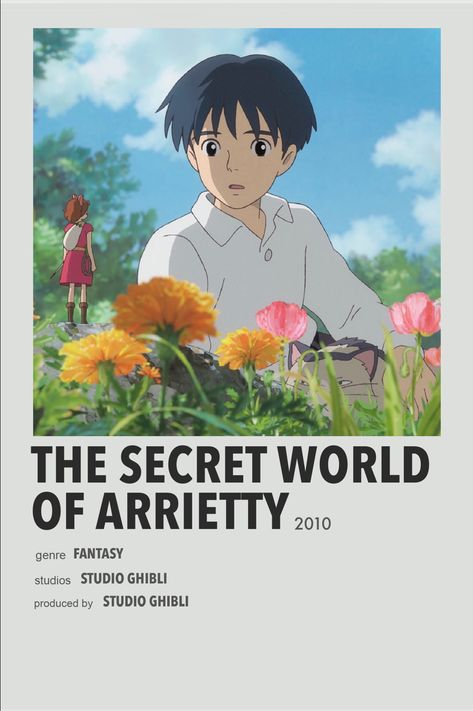 The Secret World of Arrietty minimal anime poster The Secret World Of Arrietty, Studio Ghibli Poster, Secret World Of Arrietty, Personajes Studio Ghibli, Film Posters Minimalist, Ghibli Artwork, Poster Anime, The Secret World, Film Anime