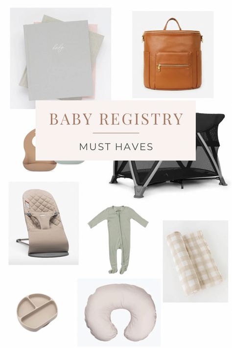 2024 Baby Registry List, Baby Girl Registry Must Haves, Newborn Must Haves 2023, Baby Boy Registry Must Haves, List Of Baby Items Needed, Minimal Baby Registry, Best Baby Registry Items, Baby Gear Must Haves, Must Have Baby Items 2024