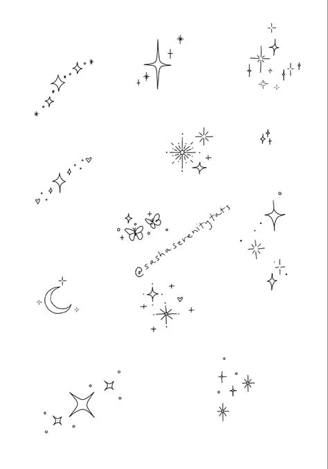 Tiny Tattoos Sparkle, Different Star Tattoo Designs, Star Designs Tattoos, Cute Sticker Tattoo, Small Sparkle Star Tattoo, Star And Sparkle Tattoo, Tiny Star Hand Tattoo, Sparkle Tattoo Aesthetic, Stick And Poke Sparkle