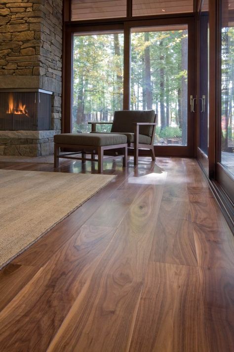 Modern Wood Floors, Wood Floor Finishes, Hardwood Floor Colors, Living Room Wood Floor, Hardwood Floors Dark, Walnut Floors, Wood Floors Wide Plank, Light Wood Floors, Wood Laminate Flooring