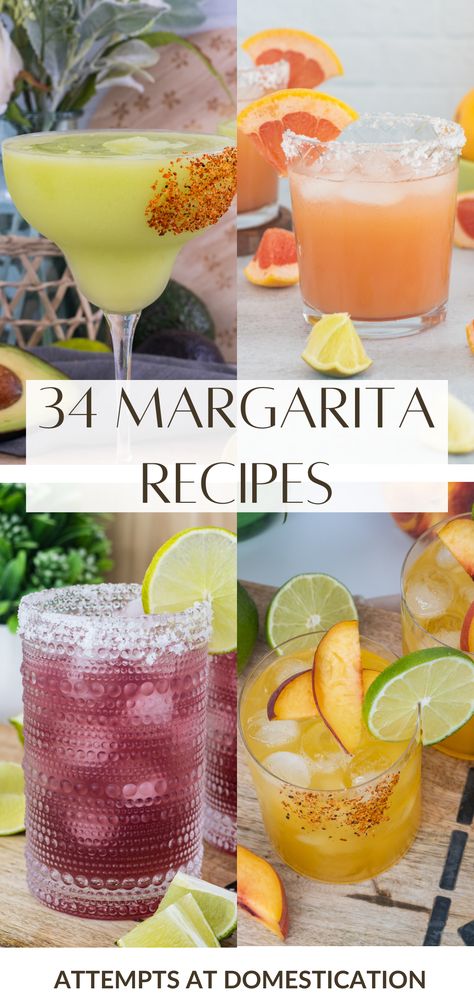 Margarita cocktails pair well with a variety of ingredients. There are so many different flavored margarita recipes to try at home. Breakfast Margarita Recipe, Different Margarita Recipes, Best Spicy Margarita Recipe, Making Margaritas At Home, Fancy Margaritas, Virgin Margarita Recipes, At Home Margaritas, Unique Margaritas, Fun Margarita Recipes