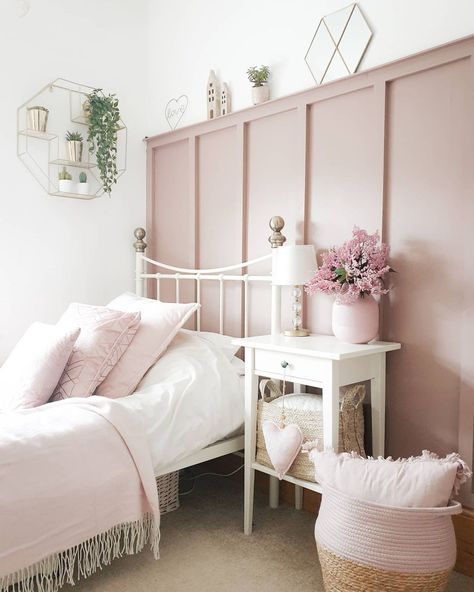 Girls Bedroom Accent Wall, Bedroom Wallpaper Ideas, Girls Bedroom Wallpaper, Bedroom Ideas For Small Rooms, Pink Bedroom For Girls, Big Girl Bedrooms, Decor Ideas Bedroom, Girl Bedroom Walls, Luxury Bedroom Design