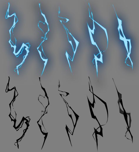 Anime Lightning, Draw Lightning, How To Draw Lightning, Lightning Art, Vfx Artist, Power Art, How To Draw Anime, Elemental Powers, Super Powers Art