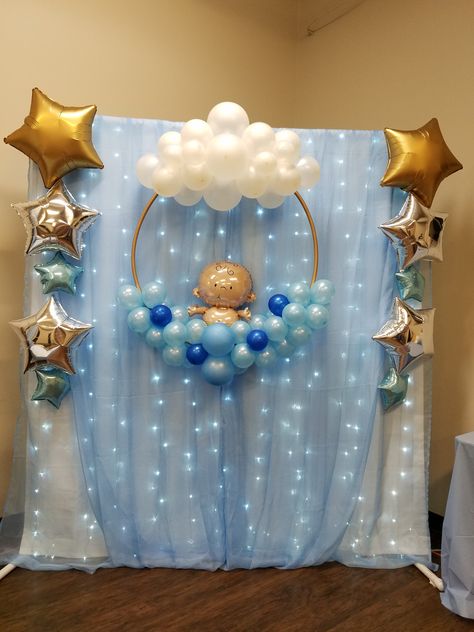 Perlengkapan Bayi Diy, Bos Baby, Baby Shower Unisex, Naming Ceremony Decoration, Indian Baby Showers, Baby Shower Balloon Decorations, Idee Babyshower, Boy Baby Shower Ideas, Baby Shower Deco