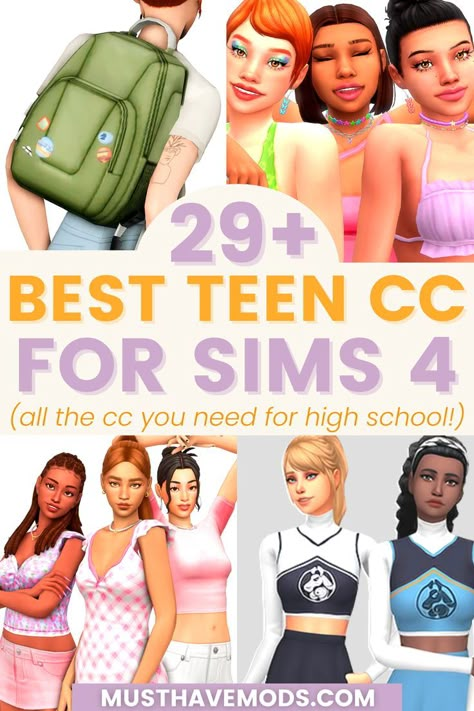 sims 4 teen cc Sims 4 Teen Mods, Sims 4 Teen Cc, Aesthetic Sims, Los Sims 4 Mods, Sims 4 Challenges, Sims Packs, Cc Packs, The Sims 4 Pc, Cc For Sims 4