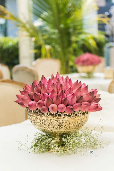 Lotus floral arrangement centrepiece Floral Arrangement, Flower Arrangement, Lotus Flower, A Flower, Lotus, Vase, Yellow, Flowers, Floral