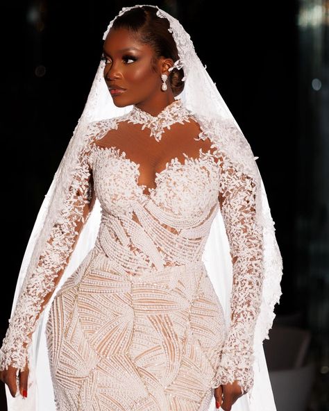 Wedding Gowns For Black Women, Wedding Dress Inspiration Classy, Jamaican Wedding Dress, Wedding Dresses With Sleeves Plus Size, Wedding Dress For Black Women, White Wedding Dresses Black Women, Wedding Dresses For Black Women, Dream Wedding Dresses Black Women, Wedding Dress Black Women