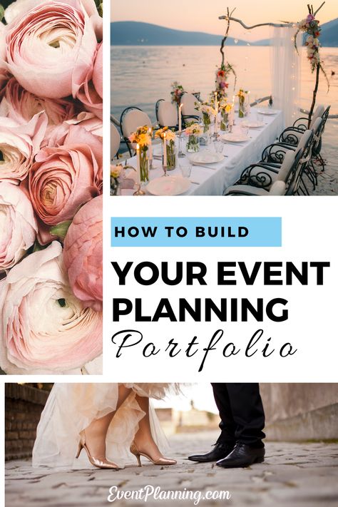 Are you wondering how to start a wedding or event planning business? How do you build your portfolio as a wedding or event planner? Here are key tips for getting your first event planning clients to start. #eventplanner #weddingplanner #portfolio Event Planning Portfolio, Becoming An Event Planner, Wedding Planner Career, Party Planning Business, Wedding Planner Business, Wedding Planning Business, Event Planning Tips, Diy Event, Event Planning Business