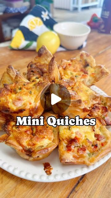 Over 60 Fashion & Lifestyle on Instagram: "MINI QUICHES…  Here’s another fab recipe to help use up any leftover ham you may still have. I’ve been making these for over 40 years and use the small muffin tins as the make the perfect size, especially for the grandkids, and also there’s no puff pastry waste.  Also as I’ve mentioned for years I’m not a chief or claim to be one, I’m just a country mum who’s cooked  nutritious hearty food for  her for family, friends, and functions most of my life. I’m also not a fancy cook would rather cook 3 meals a day for 30 men on a harvest crew than make a fancy dessert. So if you see me make any type of cake or dessert know it will definitely delicious  and easy 😂  This is my basic quiche base : 600mls cream  6 eggs salt and pepper.  To this I add what ev Mini Quiche Recipes Puff Pastry, Puff Pastry Quiche Recipes, Quiche In Muffin Tins, Mini Quiches In Muffin Tin, Puff Pastry Mini Quiche, Basic Quiche, Puff Pastry Quiche, Spinach Salmon, Quick Quiche