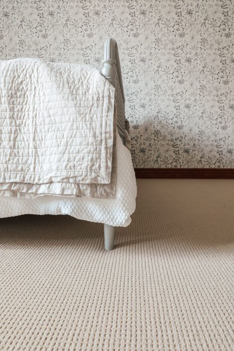 Pattern Carpet Living Room, Carpet In Bedrooms Only, Cottage Carpet Ideas, Life Proof Carpet, Textured Carpet Bedroom, Shaw Carpet Pattern Latest Trends, Neutral Carpet Bedroom, Carpet In Bedroom Ideas, Rug On Carpet Bedroom