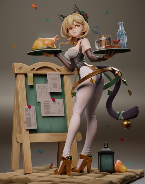 ArtStation - GenshinImpact, Long Ha Character Actions, Pose Dolls, 3d Figures, Anime Head, Figure Photo, Concept Art Character, Anime Figurines, Figure Poses, Concept Art Drawing