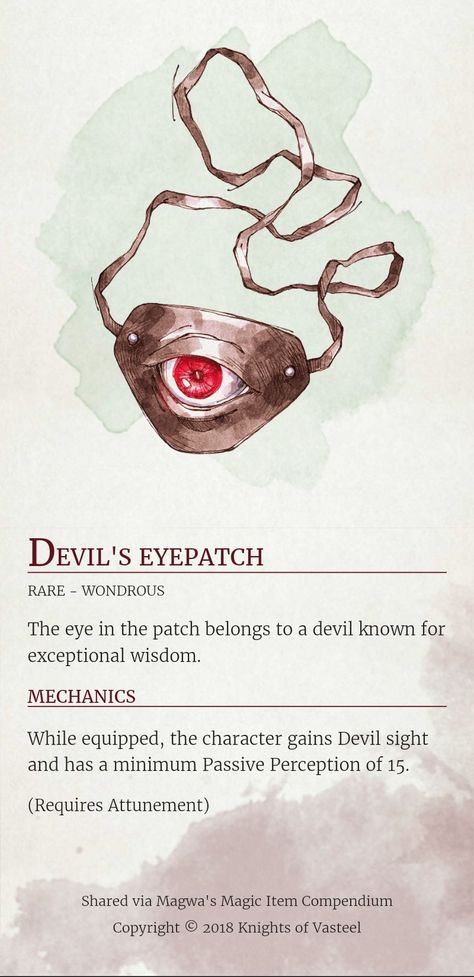 Sunsword Dnd, Dnd Magic Items Necromancer, D&d 5e Magic Items, Dnd Pirate Magic Items, Dnd Cool Items, Dnd 5e Wondrous Items, Dnd Eyepatch, Dnd Wepon Ideas, Futuristic Dnd Items