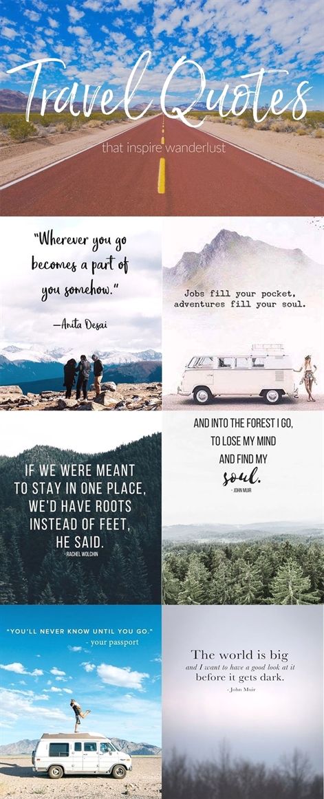 Nothing can inspire our sense of wanderlust as much as a good travel quote. I’ve compiled some of my veryfavorite travel quotes here! #TravelQuotes Sandeep Maheshwari, Travel Aesthetics, Wanderlust Quotes, Travel Captions, Adventure Campers, Best Travel Quotes, Travel Quotes Wanderlust, Travel Quotes Adventure, Instagram Travel