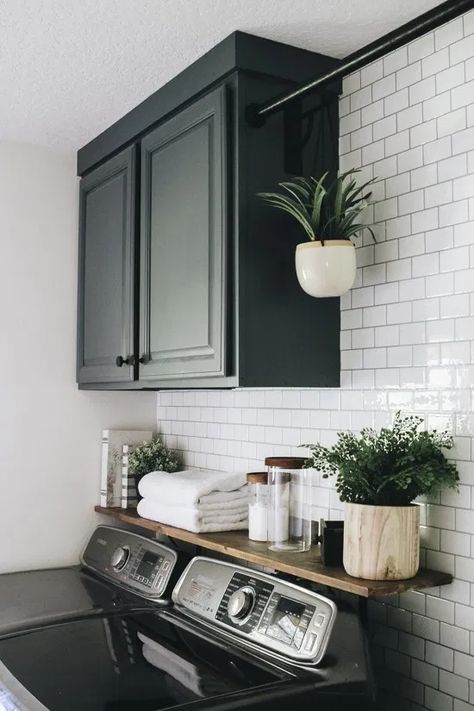 Laundy Room, House Laundry Room, Laundry Room/mud Room, Home Gym Garage, Stylish Laundry Room, Dream Laundry Room, Mudroom Laundry Room, Laundry Room Renovation, Farmhouse Laundry Room