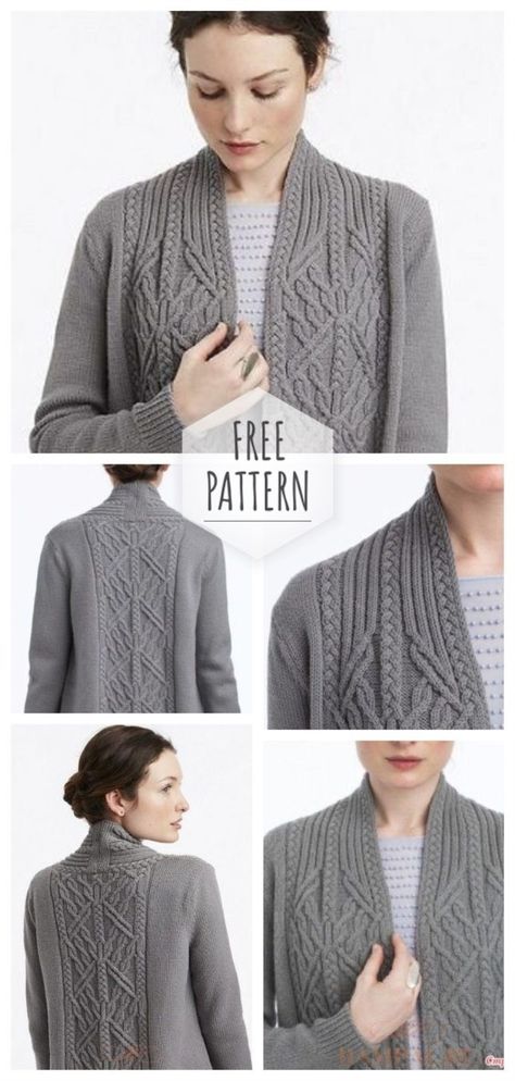 Knitting Patterns Women, Free Aran Knitting Patterns, Cable Knit Sweater Pattern, Ladies Cardigan Knitting Patterns, Cardigan Knitting Patterns, Knit Sweater Pattern, Aran Knitting, Aran Knitting Patterns, Womens Knitting Patterns