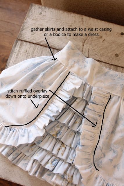 Layered Ruffles Skirt - girl.  Oh my word!  ADORABLE!  At least, for a little girl.  Maybe with a different type of fabric and some other alterations an older girl could pull it off, though. Ruffles Skirt, Layered Ruffle Skirt, Girls Skirts, Skirt Tutorial, Trendy Sewing, Diy Skirt, Trendy Skirts, Couture Mode, Cute Skirt