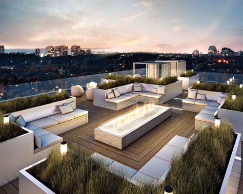 charming luxury  Luxurious Modern Outdoor Space Ideas Design Per Patio, Roof Terrace Design, Rooftop Patio Design, Terrasse Design, Roof Garden Design, Deck Flooring, Zen Garden Design, Rooftop Terrace Design, Rooftop Design