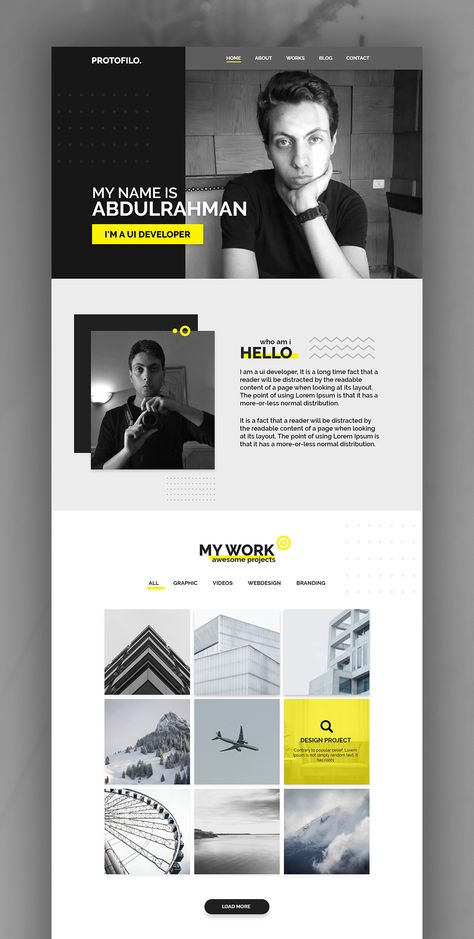 Fun Facts Website Design, Web Design Layouts, Cv Website, Design Portfolio Layout, Webdesign Portfolio, Personal Website Design, Desain Ux, Ui Portfolio, Layout Portfolio