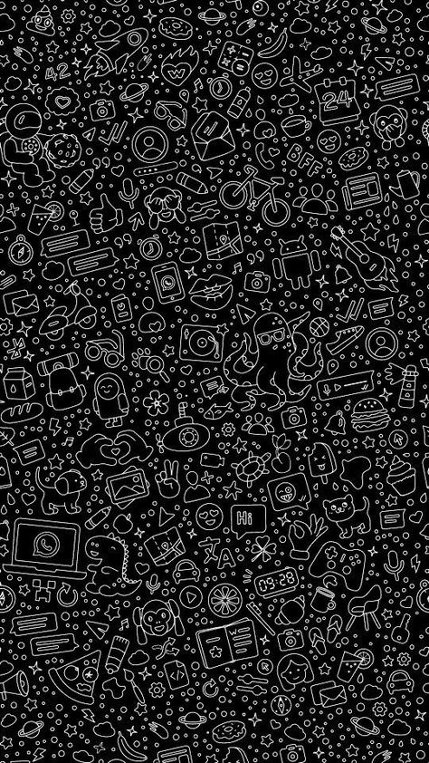 Whatsapp Doodle Wallpaper, Cool Keyboard Wallpaper, Whatsapp Background, Black And Blue Wallpaper, Flower Background Iphone, Lip Wallpaper, Wallpaper Wa, Design Mockup Free, Graffiti Wallpaper Iphone