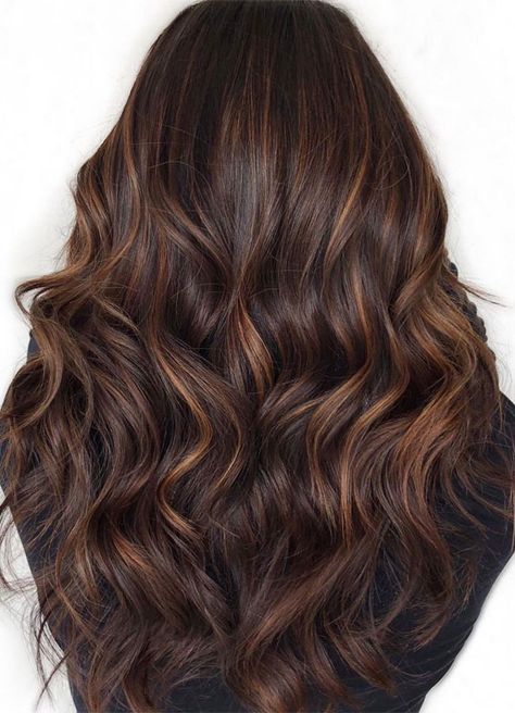 Brunette Balayage Hair Chestnut, Auburn Chocolate Hair, Auburn Highlights On Dark Hair, Auburn Highlights In Black Hair, Brown Hair With Chestnut Highlights, Chocolate Chestnut Hair Color, Auburn Chestnut Hair, Chestnut Brown Hair Balayage, Dark Hair With Auburn Highlights