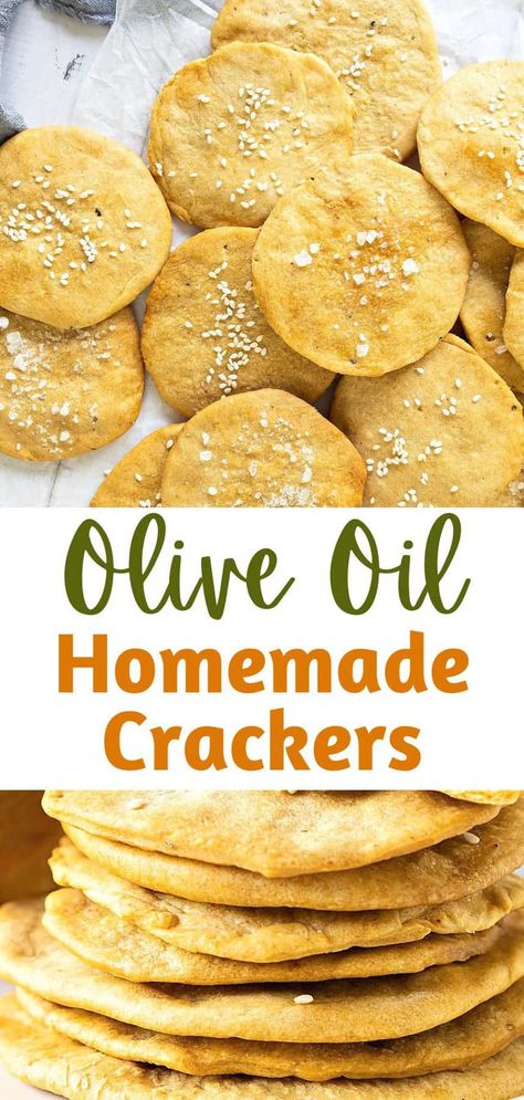 Homemade Almond Crackers, Homemade Charcuterie Crackers, Homemade Saltines Recipe, Homemade Whole Grain Crackers, Gf Crackers Recipe, Diy Healthy Crackers, Clean Eating Crackers, Pizza Crackers Recipe, Healthy Seeded Crackers